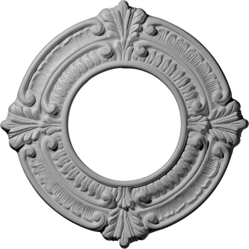 Ceiling Medallion (Fits Canopies up to 4 1/8"), 9"OD x 4 1/8"ID x 5/8"P Medallions - Urethane White River Hardwoods   