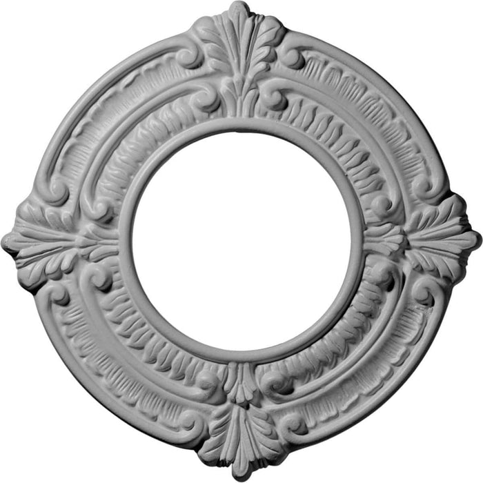 Ceiling Medallion (Fits Canopies up to 4 1/8"), 9"OD x 4 1/8"ID x 5/8"P