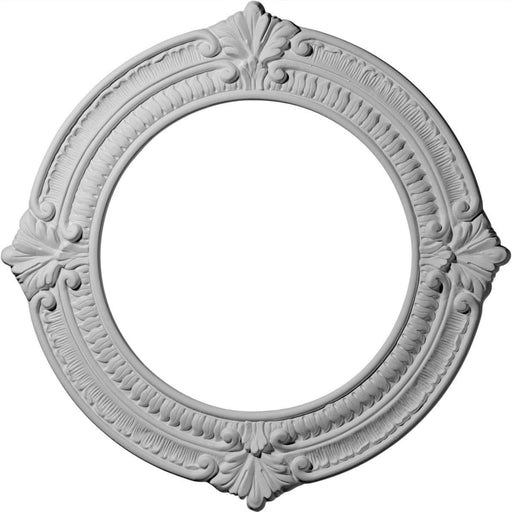 Ceiling Medallion (Fits Canopies up to 8"), 13 1/8"OD x 8"ID x 5/8"P Medallions - Urethane White River Hardwoods   