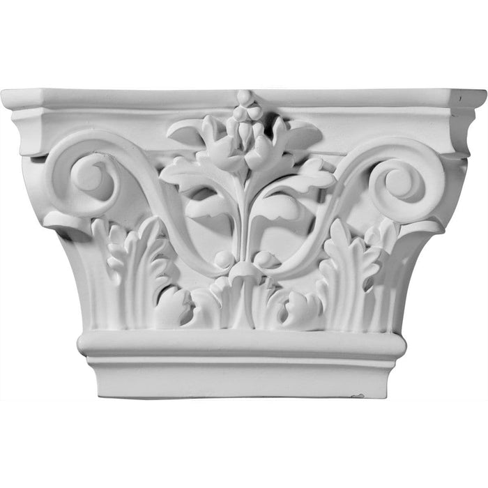 Odessa Capital (Fits Pilasters up to 5 1/8"W x 1/2"D), 8 3/8"W x 2 1/8"D x 5 1/4"H Capitals White River Hardwoods   