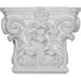 Corinthian Capital (Fits Pilasters up to 5 5/8"W x 3/4"D), 8 5/8"W x 7 1/4"H Capitals White River Hardwoods   