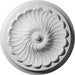 Spiral Ceiling Medallion (Fits Canopies up to 2"), 12 1/4"OD x 2 1/4"P Medallions - Urethane White River Hardwoods   