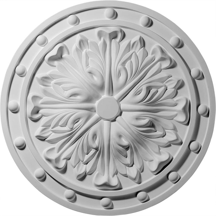 Acanthus Leaf Ceiling Medallion (Fits Canopies up to 2 1/4"), 20 1/2"OD x 1 1/2"P