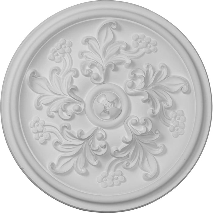 Ceiling Medallion (Fits Canopies up to 2 1/8"), 14 1/2"OD x 2 3/4"P