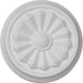 Ceiling Medallion (Fits Canopies up to 2 1/8"), 7 7/8"OD x 1 1/8"P Medallions - Urethane White River Hardwoods   