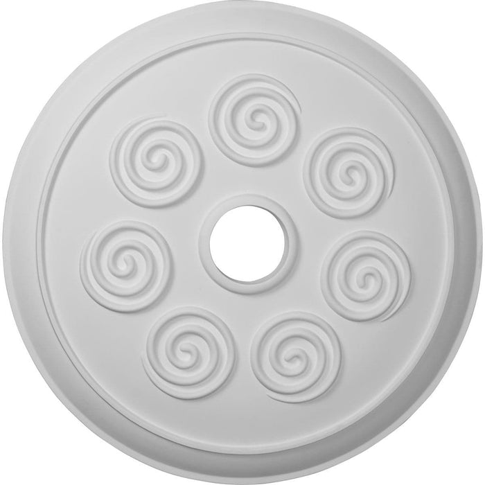 Ceiling Medallion (Fits Canopies up to 4"), 25 1/4"OD x 4"ID x 2"P