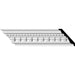 Bulwark Dentil and Rope Crown Moulding, 3 1/2"H x 3 7/8"P x 5 1/8"F x 94 1/2"L, (1 3/8" Repeat) Crown Moulding White River Hardwoods   