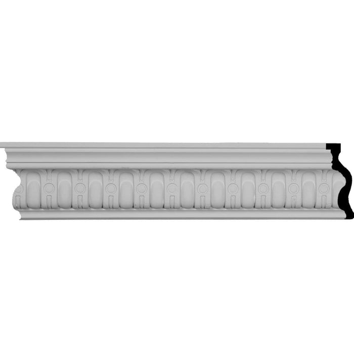 Sequential Crown Moulding, 2 1/8"H x 4"P x 4 1/2"F x 94 1/2"L, (1 5/8" Repeat) Crown Moulding White River Hardwoods   