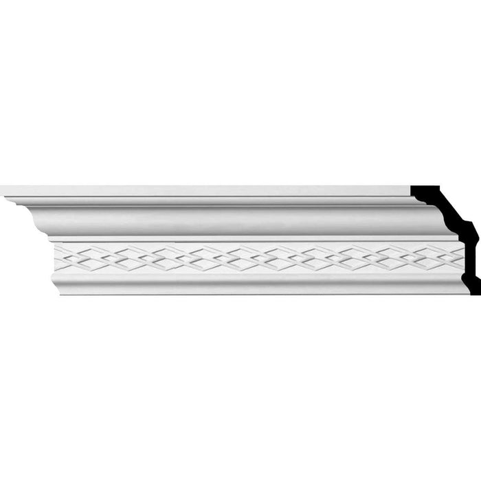 Robin Crown Moulding, 4 1/8"H x 2 3/8"P x 4 7/8"F x 94 1/2"L, (2 3/4" Repeat) Crown Moulding White River Hardwoods   