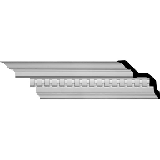 Dentil Crown Moulding, 5"H x 5"P x 7 1/8"F x 94 1/2"L Crown Moulding White River Hardwoods   