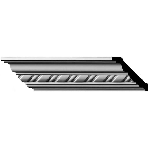 Classic Twist Crown Moulding, 2 7/8"H x 2 3/4"P x 3 7/8"F x 94 1/2"L, (1 5/8" Repeat) Crown Moulding White River Hardwoods   