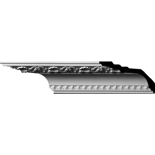 Artis with Shells Crown Moulding, 2 3/4"H x 5 1/8"P x 5 3/4"F x 94 1/2"L, (4 3/4" Repeat) Crown Moulding White River Hardwoods   