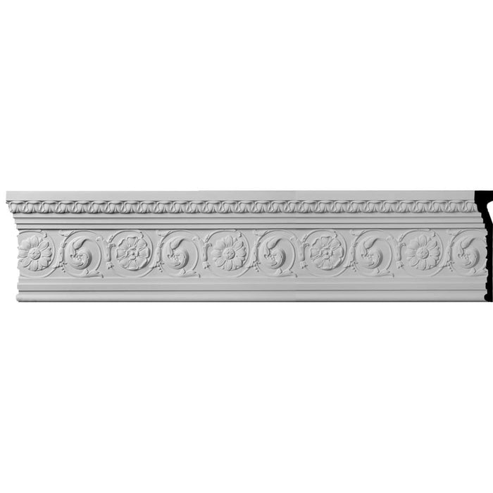 Bedford with Flowers Moulding, 11 1/4"H x 1 7/8"P x 94 1/2"L Crown Moulding White River Hardwoods   