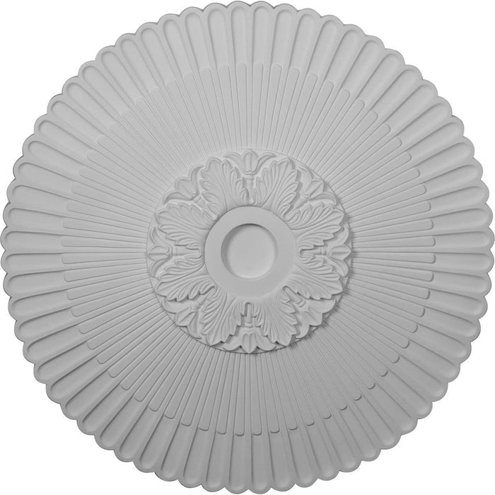 Ceiling Medallion (Fits Canopies up to 6 1/4"), 36 1/4"OD x 1 7/8"P Medallions - Urethane White River Hardwoods   