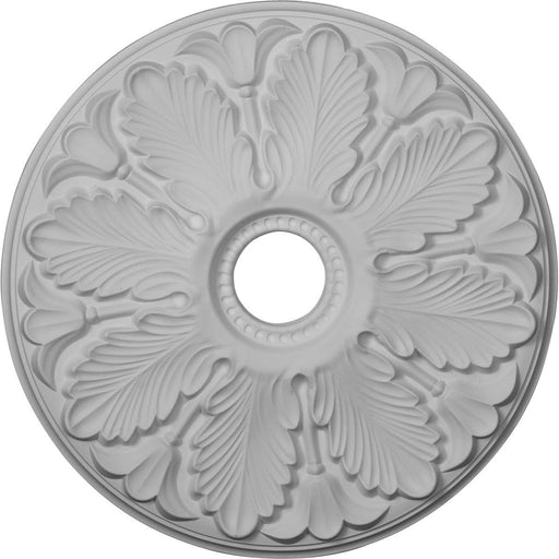 Ceiling Medallion (Fits Canopies up to 4 5/8"), 24 1/2"OD x 3 1/2"ID x 1"P Medallions - Urethane White River Hardwoods   