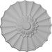 Ceiling Medallion (Fits Canopies up to 1 3/8"), 9"OD x 1 3/8"P Medallions - Urethane White River Hardwoods   