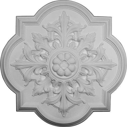 Ceiling Medallion (Fits Canopies up to 7 3/8"), 31 1/4"OD x 2"P Medallions - Urethane White River Hardwoods   