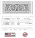 Louis XIV style grille for Duct Size of 4"- Please allow 1-2 weeks. Decorative Grilles White River - Interior Décor   