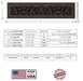 Louis XIV style grille for Duct Size of 4"- Please allow 1-2 weeks. Decorative Grilles White River - Interior Décor Rubbed Bronze Duct Size: 4"x 24"( 6"x 26"overall ) 