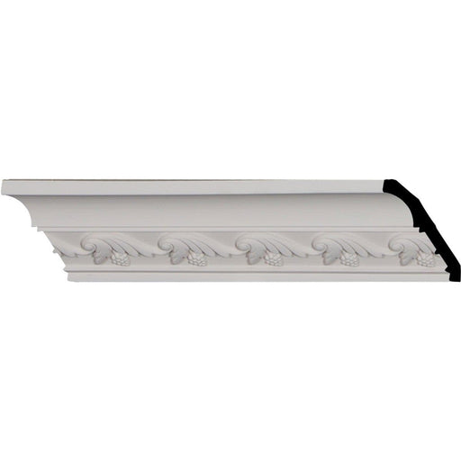 Tristan Crown Moulding, 2 3/4"H x 2 1/2"P x 3 5/8"F x 94 1/2"L, (2" Repeat) Crown Moulding White River Hardwoods   