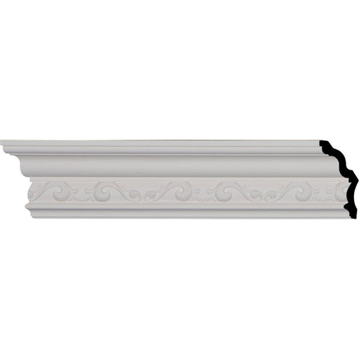 Caputo Crown Moulding, 3 7/8"H x 2 3/8"P x 4 5/8"F x 94 1/2"L, (6 1/4" Repeat) Crown Moulding White River Hardwoods   