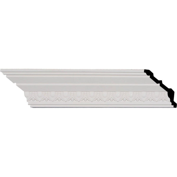 Egg and Dart Crown Moulding, 3 1/2"H x 3 1/4"P x 4 3/4"F x 94 1/2"L, (1 1/2" Repeat) Crown Moulding White River Hardwoods   