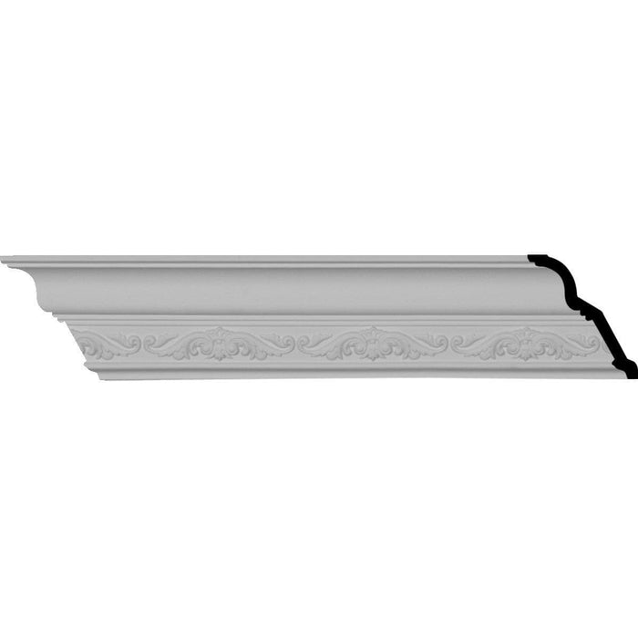 Dauphine Crown Moulding, 3 1/2"H x 3 3/8"P x 4 7/8"F x 94 1/2"L, (5 3/8" Repeat) Crown Moulding White River Hardwoods   