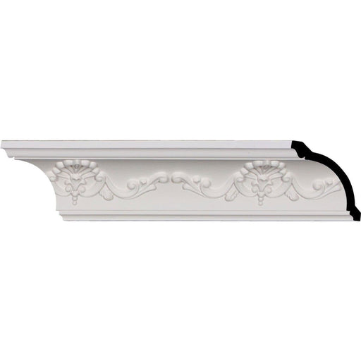 Versailles Crown Moulding, 3 3/8"H x 3 1/2"P x 4 7/8"F x 94 1/2"L, (8" Repeat) Crown Moulding White River Hardwoods   