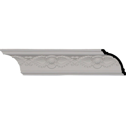 Logan Crown Moulding, 3 7/8"H x 3 3/4"P x 5 3/8"F x 94 1/2"L, (7 7/8" Repeat) Crown Moulding White River Hardwoods   