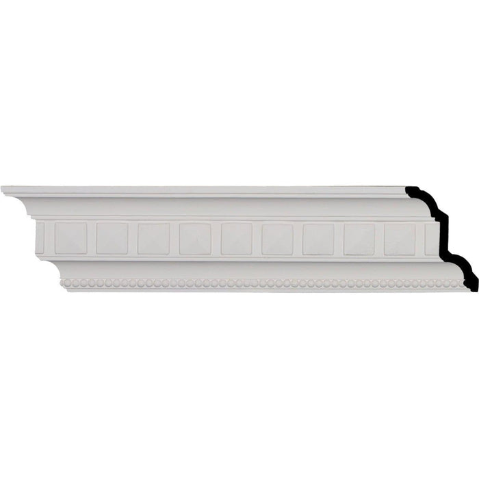 Swindon Egg and Dart Crown Moulding, 4 3/8"H x 3"P x 5 1/8"F x 94 1/2"L, (1 5/8" Repeat) Crown Moulding White River Hardwoods   