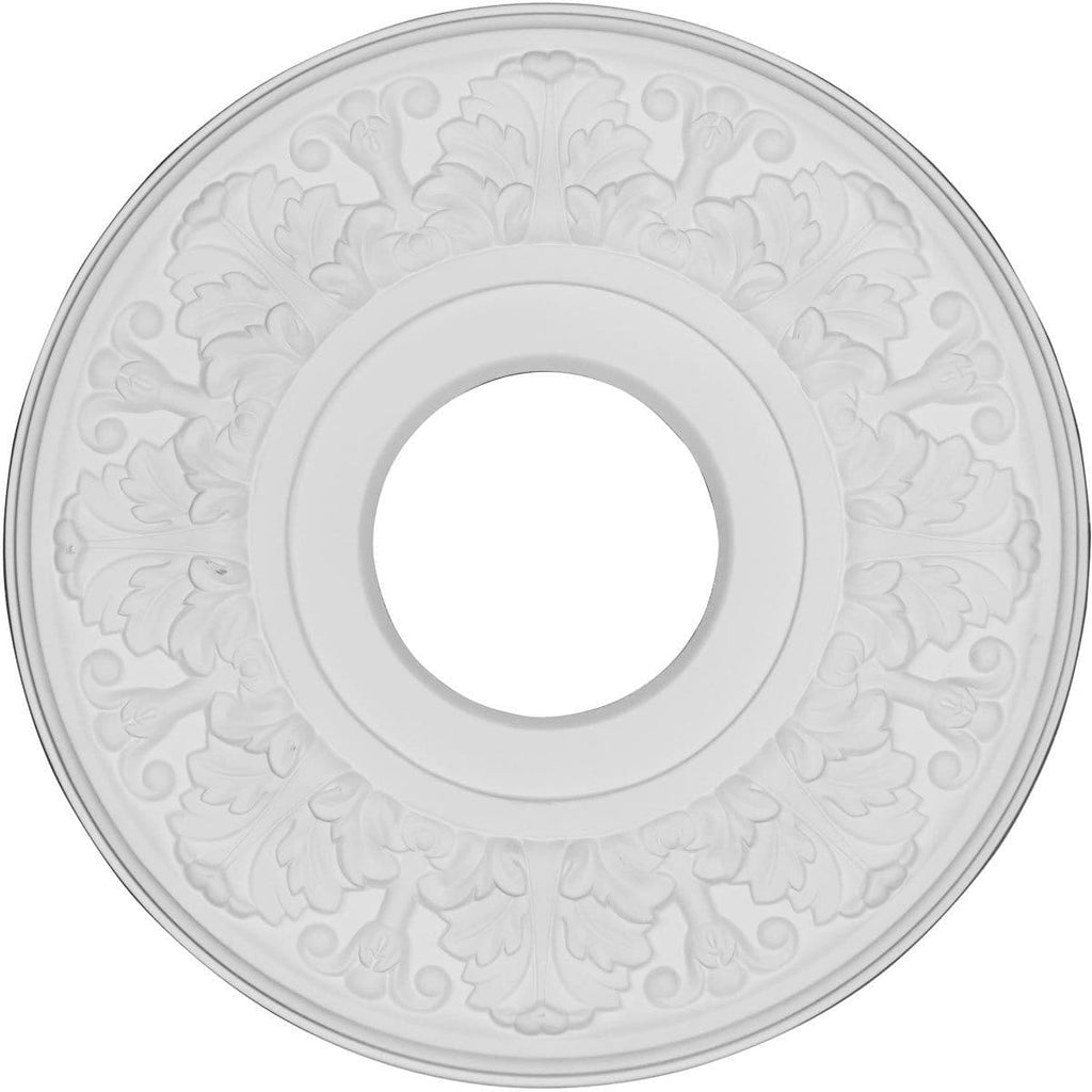 Medallón de techo, imprimado 11 1/2" DE x 3 1/2" DI x 1"P