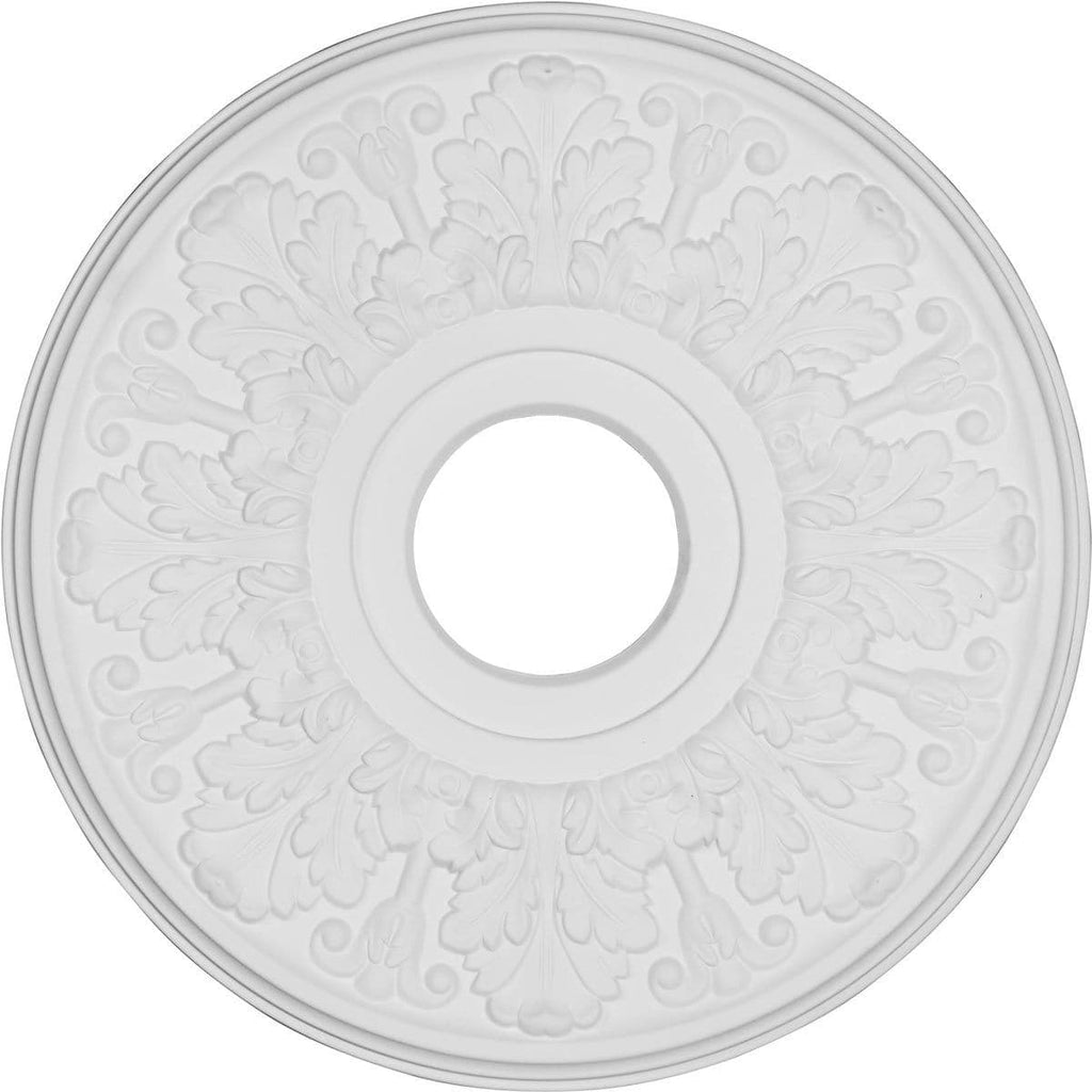 Medallón de techo, imprimado 15 1/2" OD x 3 1/2" DI x 1 1/4" P