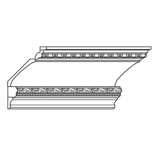 LCD - PS290, CM8790, CO702, BB8100, PED285, 11 7/8"h x 7 3/8"d LCD Crown Mouldings White River Hardwoods   