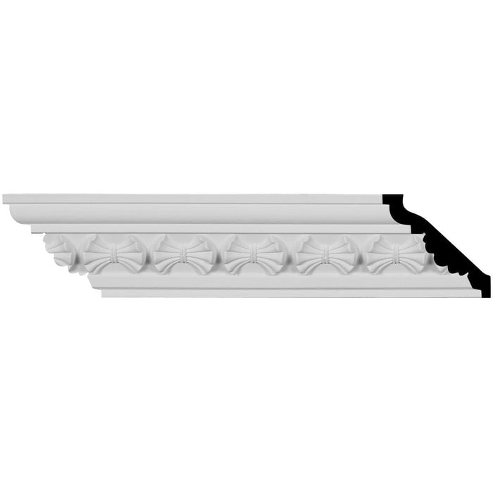 Butterfly Crown Moulding, 3 1/8"H x 3 1/8"P x 4 1/2"F x 94 1/2"L Crown Moulding White River Hardwoods   
