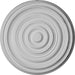 Ceiling Medallion (For Canopies up to 2 5/8"), 12 5/8"OD x 1"P Medallions - Urethane White River Hardwoods   