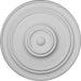 Ceiling Medallion (For Canopies up to 5 1/2"), 21 7/8"OD x 2 3/8"P Medallions - Urethane White River Hardwoods   