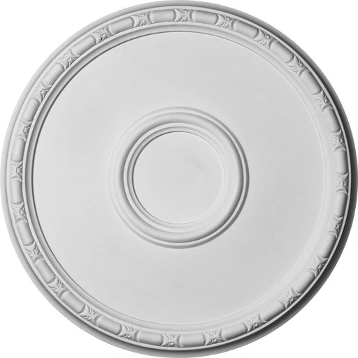 Bead & Barrel Ceiling Medallion (Fits Canopies up to 5"), 19 3/4"OD x 1 3/8"P Medallions - Urethane White River Hardwoods   