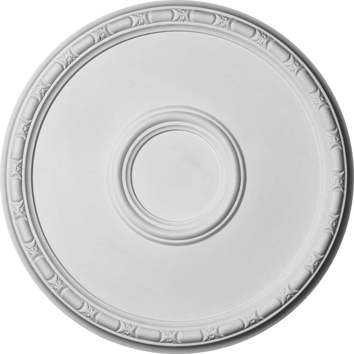 Bead & Barrel Ceiling Medallion (Fits Canopies up to 5"), 19 3/4"OD x 1 3/8"P