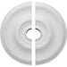Ceiling Medallion, Two Piece (Fits Canopies up to 6")20 5/8"OD x 3 1/2"ID x 1 3/8"P Medallions - Urethane White River Hardwoods   