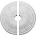 Ceiling Medallion, Two Piece (Fits Canopies up to 3 1/2")22 5/8"OD x 3 1/2"ID x 1 3/4"P Medallions - Urethane White River Hardwoods   