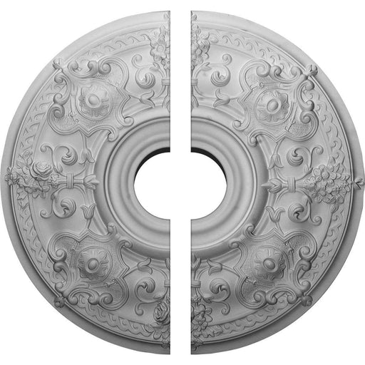 Ceiling Medallion, Two Piece (Fits Canopies up to 10 1/2")28 1/8"OD x 6"ID x 1 3/4"P Medallions - Urethane White River Hardwoods   