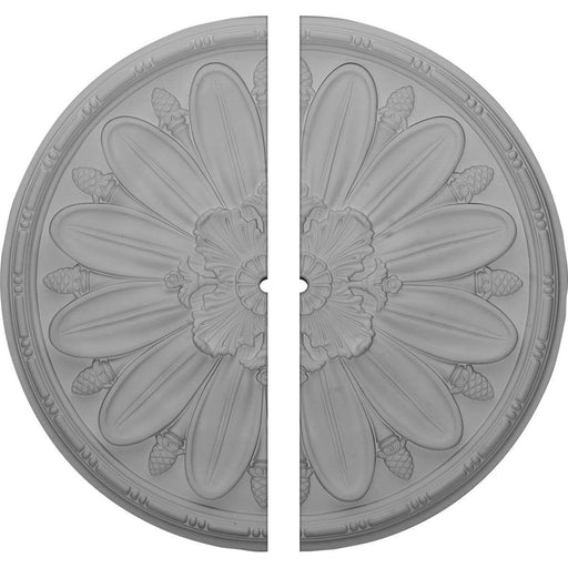 Ceiling Medallion, Two Piece (Fits Canopies up to 1")29 7/8"OD x 1"ID x 1 3/8"P Medallions - Urethane White River Hardwoods   