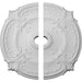 Acanthus Leaf Ceiling Medallion, Two Piece (Fits Canopies up to 3 1/4")30 1/8"OD x 3"ID x 1 1/2"P Medallions - Urethane White River Hardwoods   