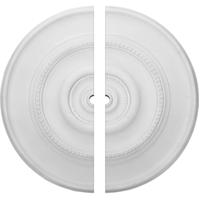 Ceiling Medallion, Two Piece (Fits Canopies up to 6 1/4")30"OD x 1 1/2"ID x 2 1/4"P