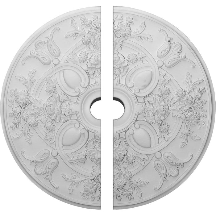 Ceiling Medallion, Two Piece (Fits Canopies up to 6")31 1/4"OD x 3 1/2"ID x 2 1/4"P Medallions - Urethane White River Hardwoods   