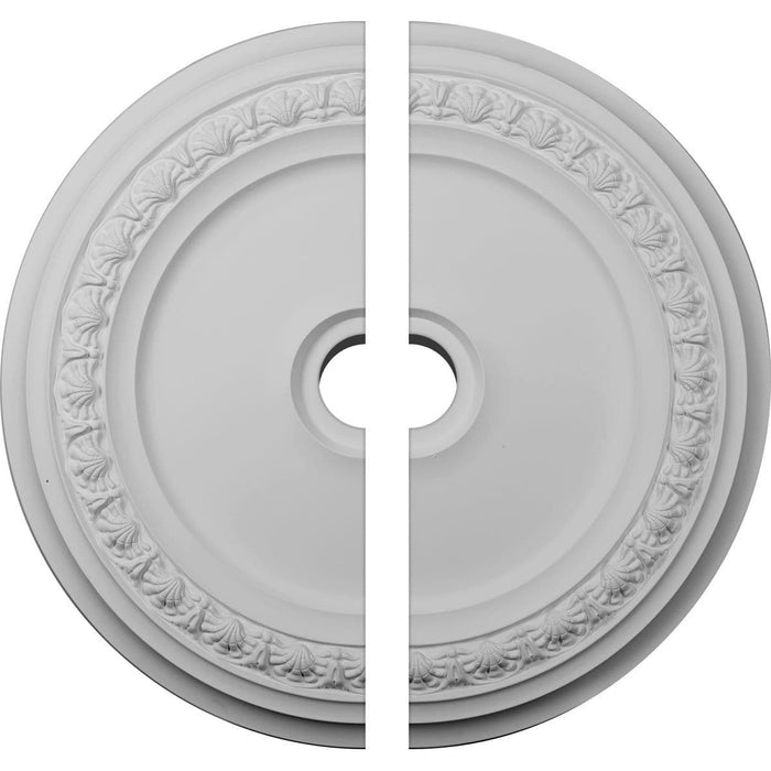 Ceiling Medallion, Two Piece (Fits Canopies up to 5 1/2")31 1/8"OD x 4"ID x 1 1/2"P