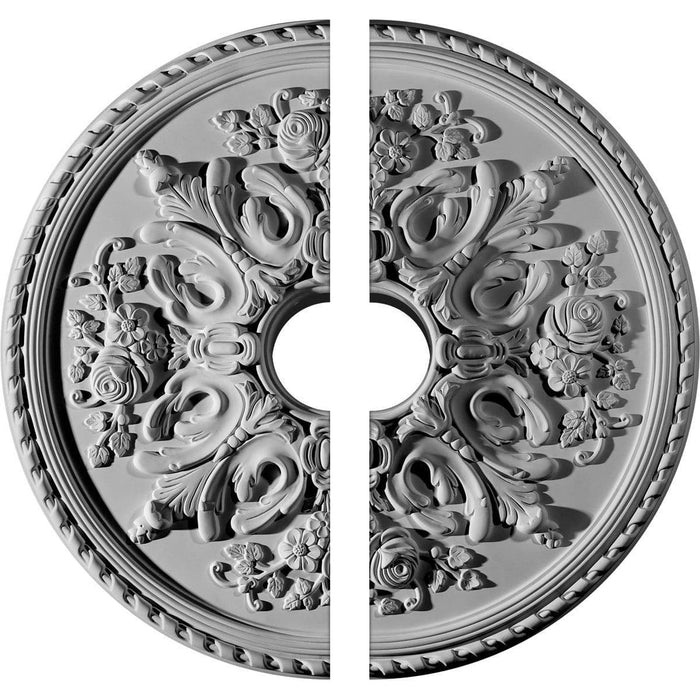 Ceiling Medallion, Two Piece (Fits Canopies up to 6 5/8")32 5/8"OD x 6"ID x 2"P