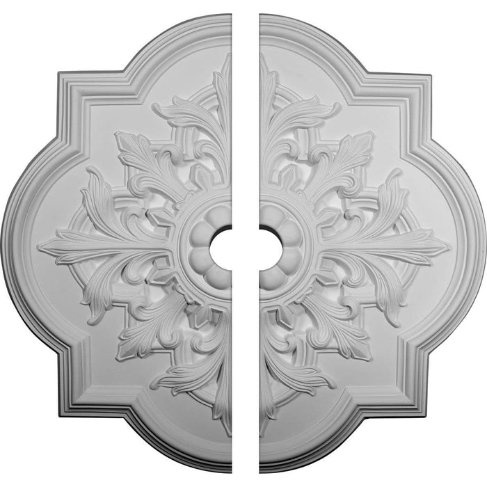 Ceiling Medallion, Two Piece (Fits Canopies up to 7 3/8")31 1/4"OD x 3"ID x 2"P