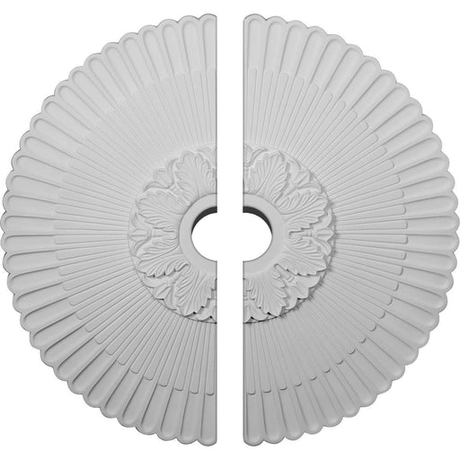 Ceiling Medallion, Two Piece (Fits Canopies up to 6 1/4")36 1/4"OD x 4"ID x 1 7/8"P Medallions - Urethane White River Hardwoods   