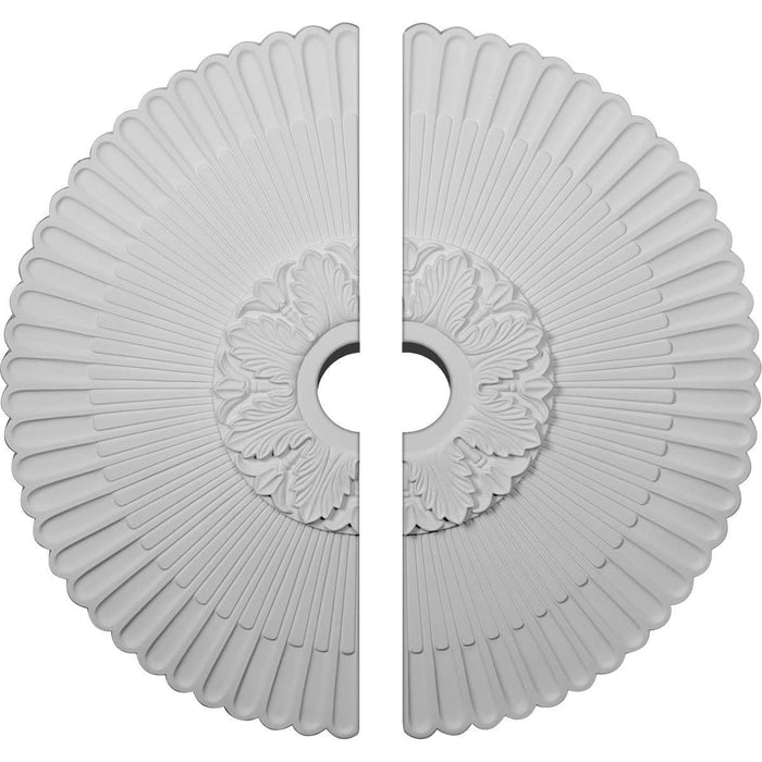 Ceiling Medallion, Two Piece (Fits Canopies up to 6 1/4")36 1/4"OD x 4"ID x 1 7/8"P